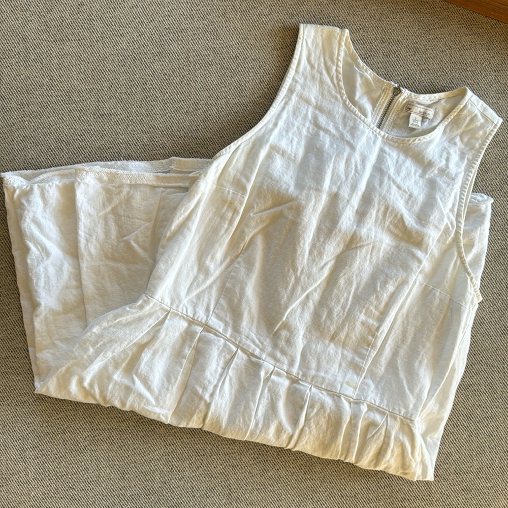 Gap linen dress, raw edge.